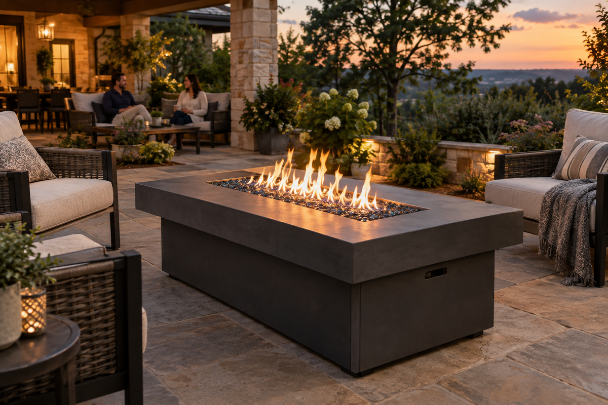 Fire Pit Table Lifestyle