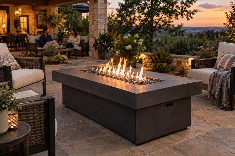 Fire Pit Table Lifestyle