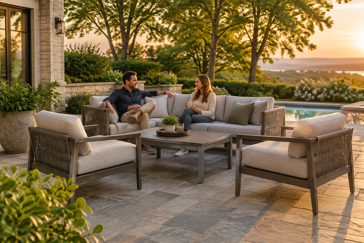 Patio Furniture Set Lifestyle